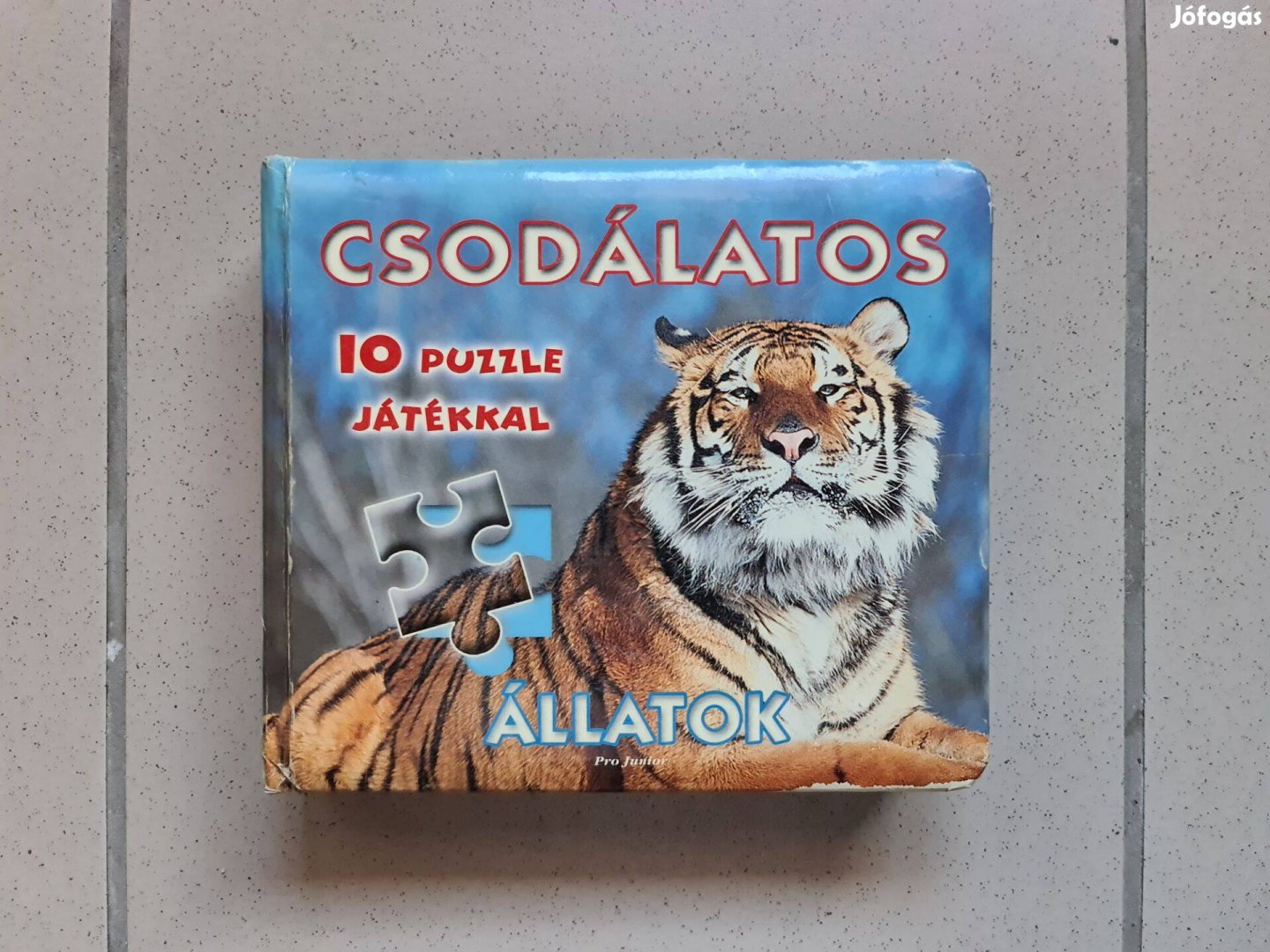 Csodálatos állatok lapozgatós puzzle játék