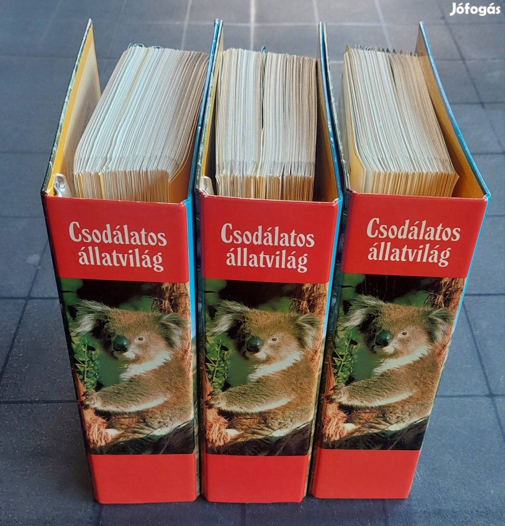 Csodálatos állatvilág 3 mappa együtt eladó 