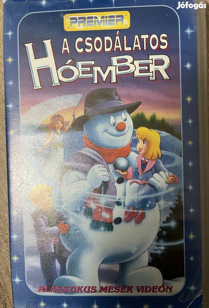 Csodálatos hóember rajzfilm vhs eladó.