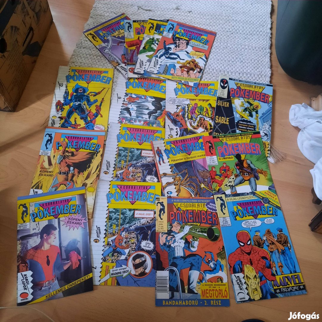 Csodálatos pókember,képregény gyűjtemény egyben