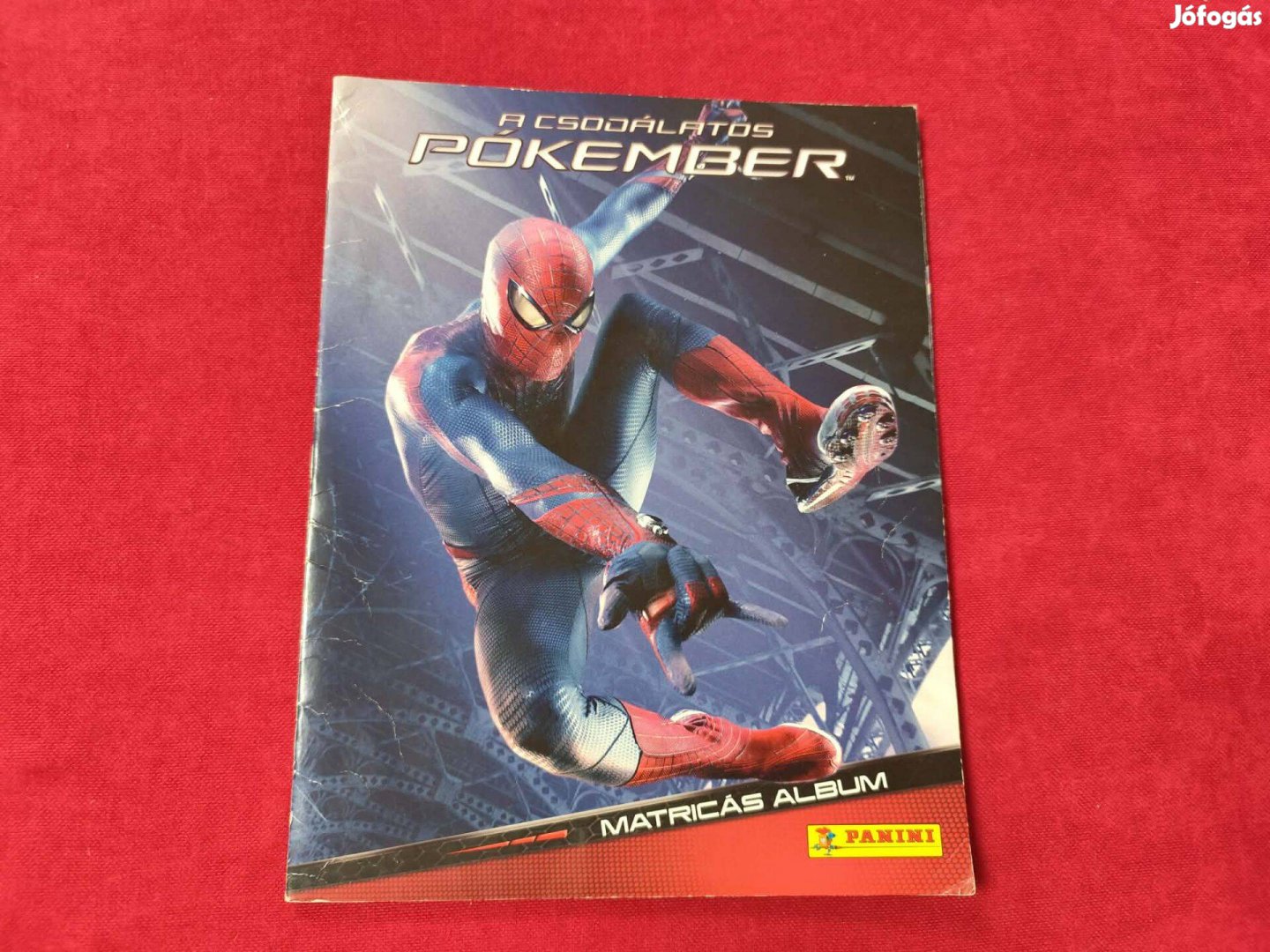 Csodálatos pókember matricás album 191-ből 58db hiányzik