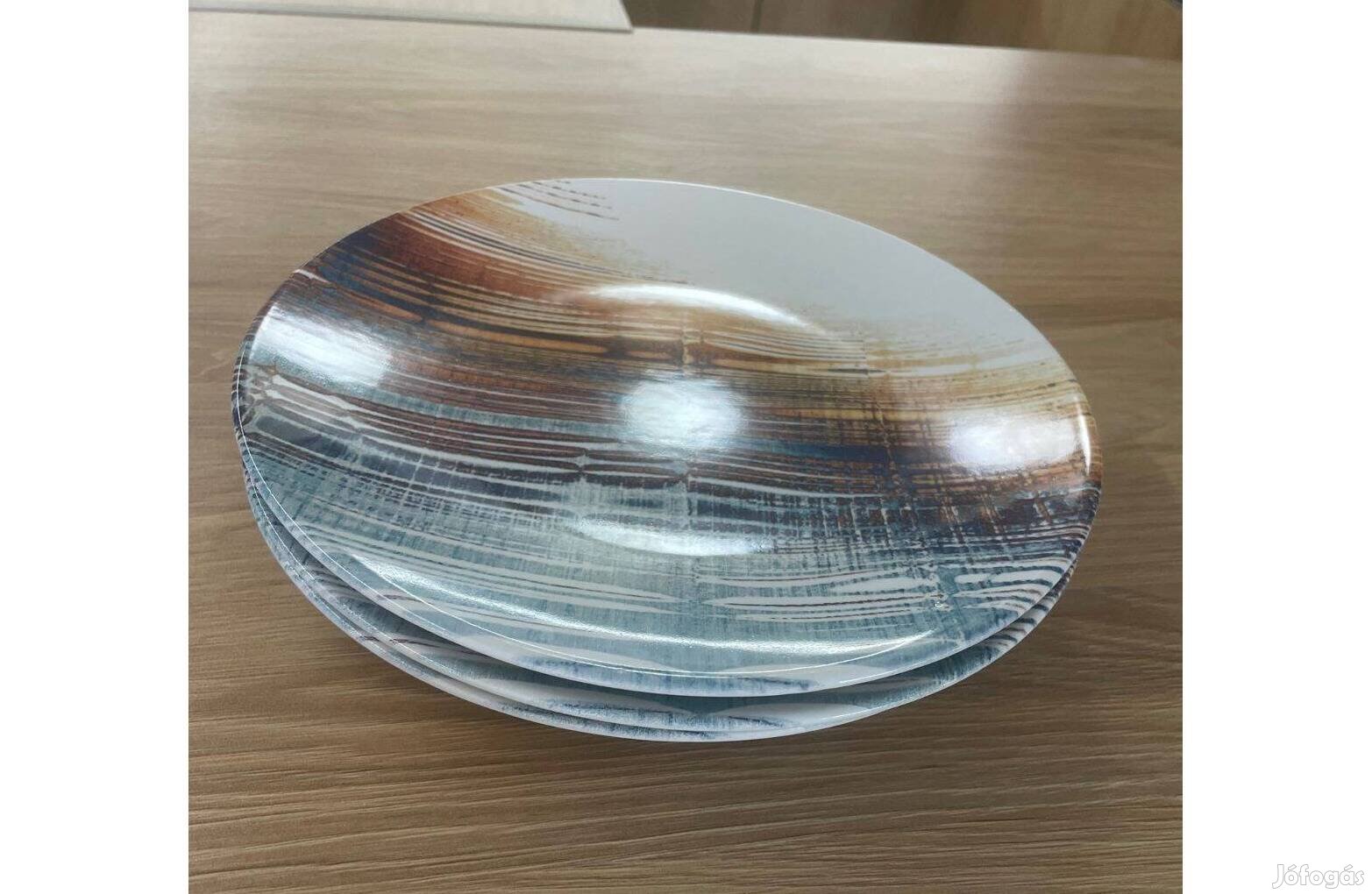 Csodás naplementés kerámia lapostányér 26 cm 6 db csomag
