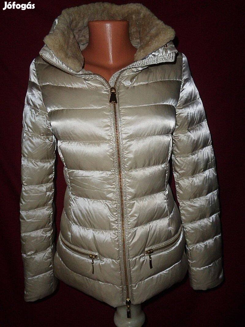 Csodaszép Bézsaranybarna Escada Xxs-XS-Es Női Télidzseki