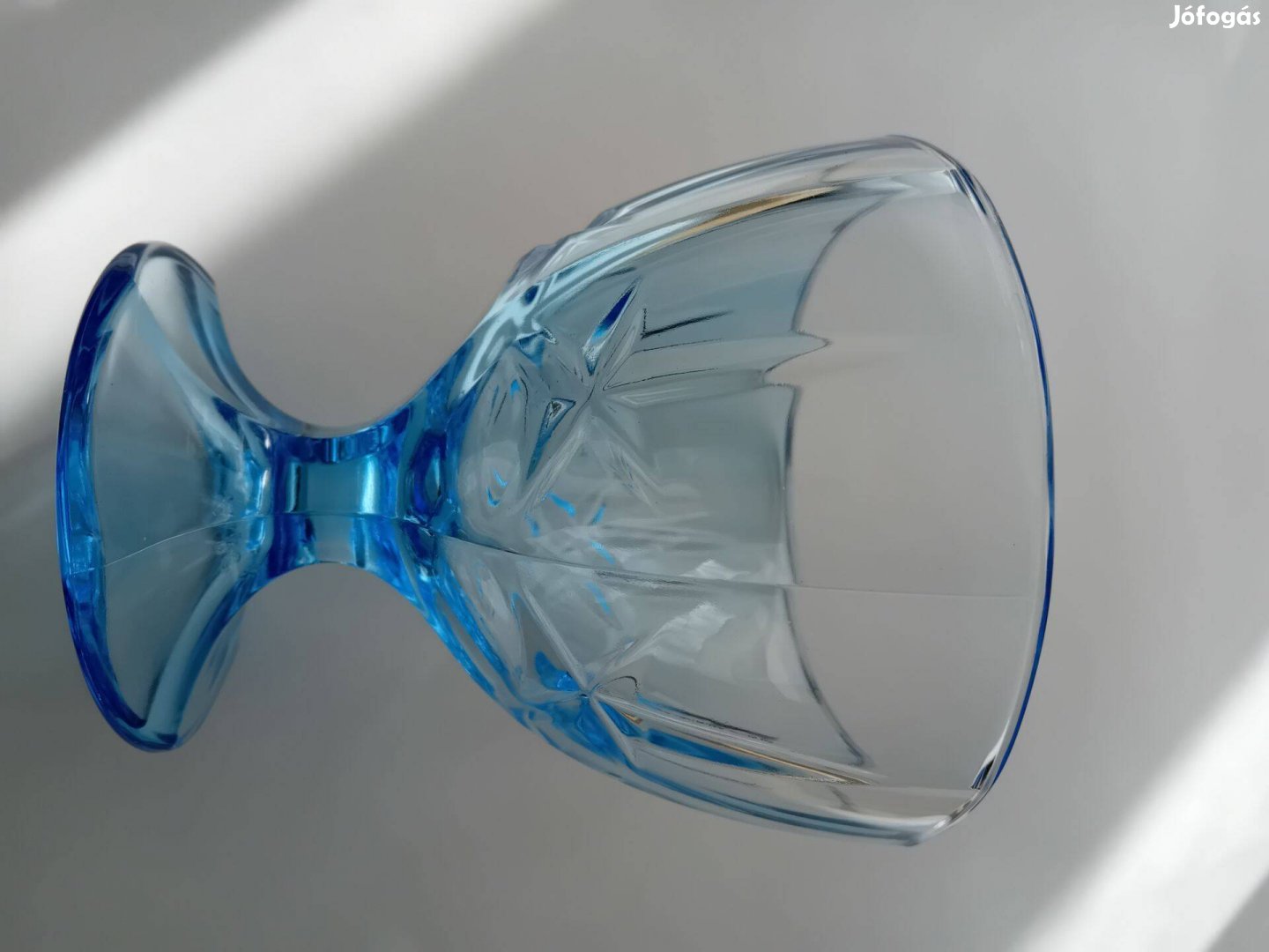 Csodaszép kék fagylaltkehely készlet, 6 db