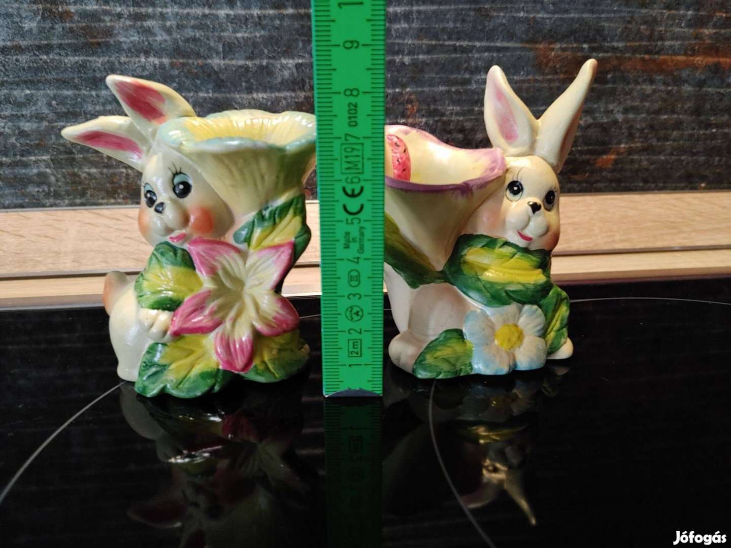 Csodaszép nyuszis kerámiák húsvétra párban