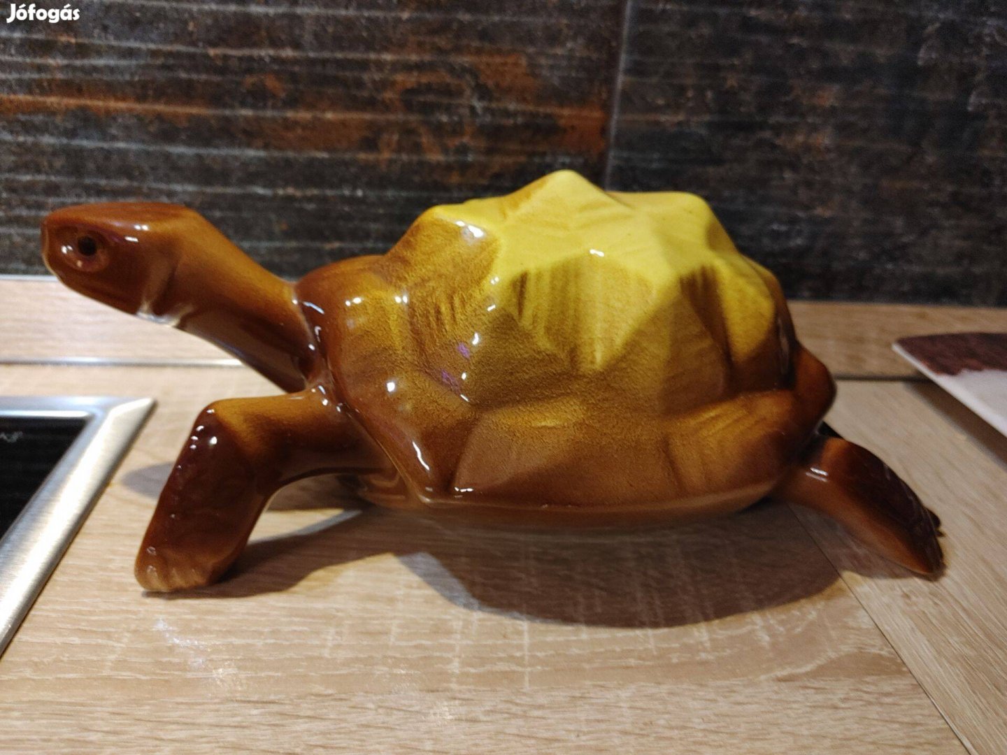 Csodaszép porcelán teknősbéka asztaldísz