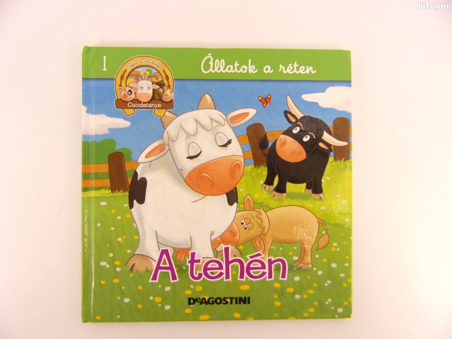 Csodatanya Állatok a réten a tehén képes könyv