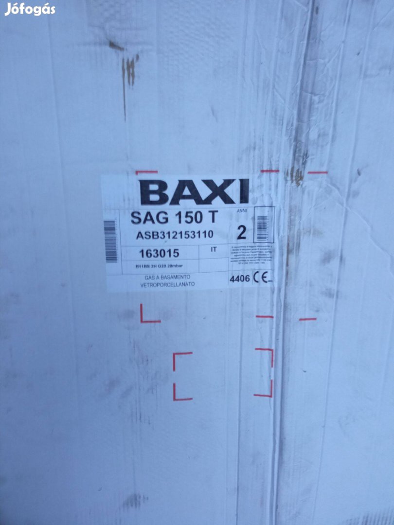 Csőkigyós gázbojler dobozában 130 e ft