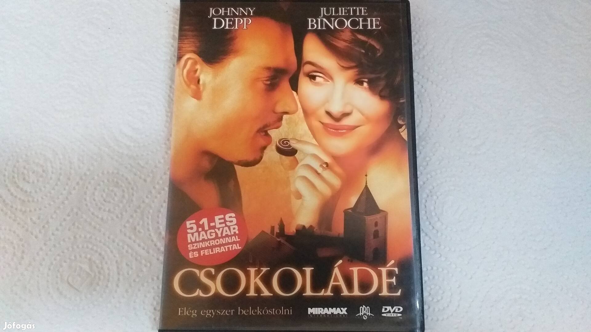 Csokoládé DVD film-Johnny Deep