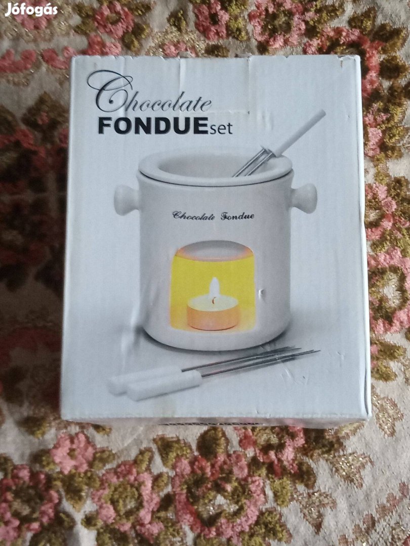 Csokoládé fondue, fondü szett, Új, dobozában 6000ft óbuda