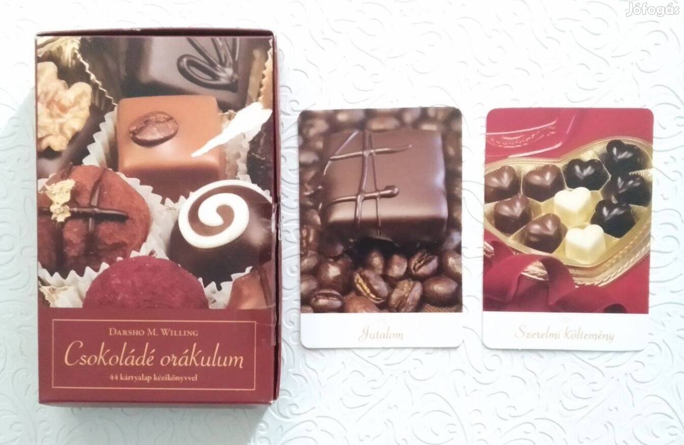 Csokoládé orákulum kártya, jóskártya (Darsho M.Willing)