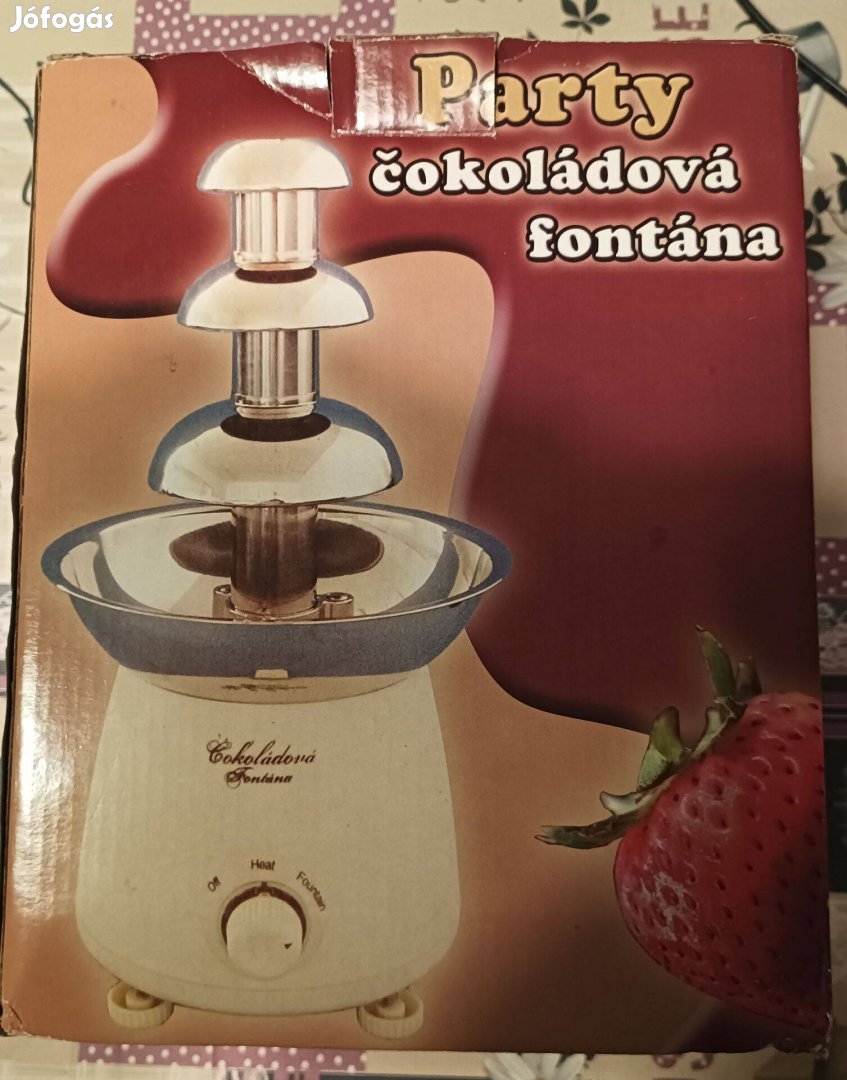 Csokoládé szökőkút csokikút tiszta új, bolti dobozában bontatlan