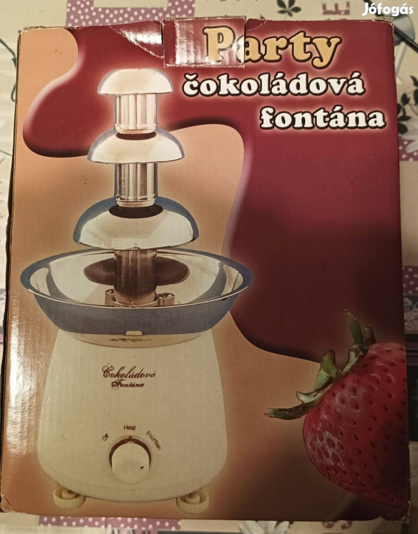 Csokoládé szökőkút csokikút tiszta új, bolti dobozában bontatlan