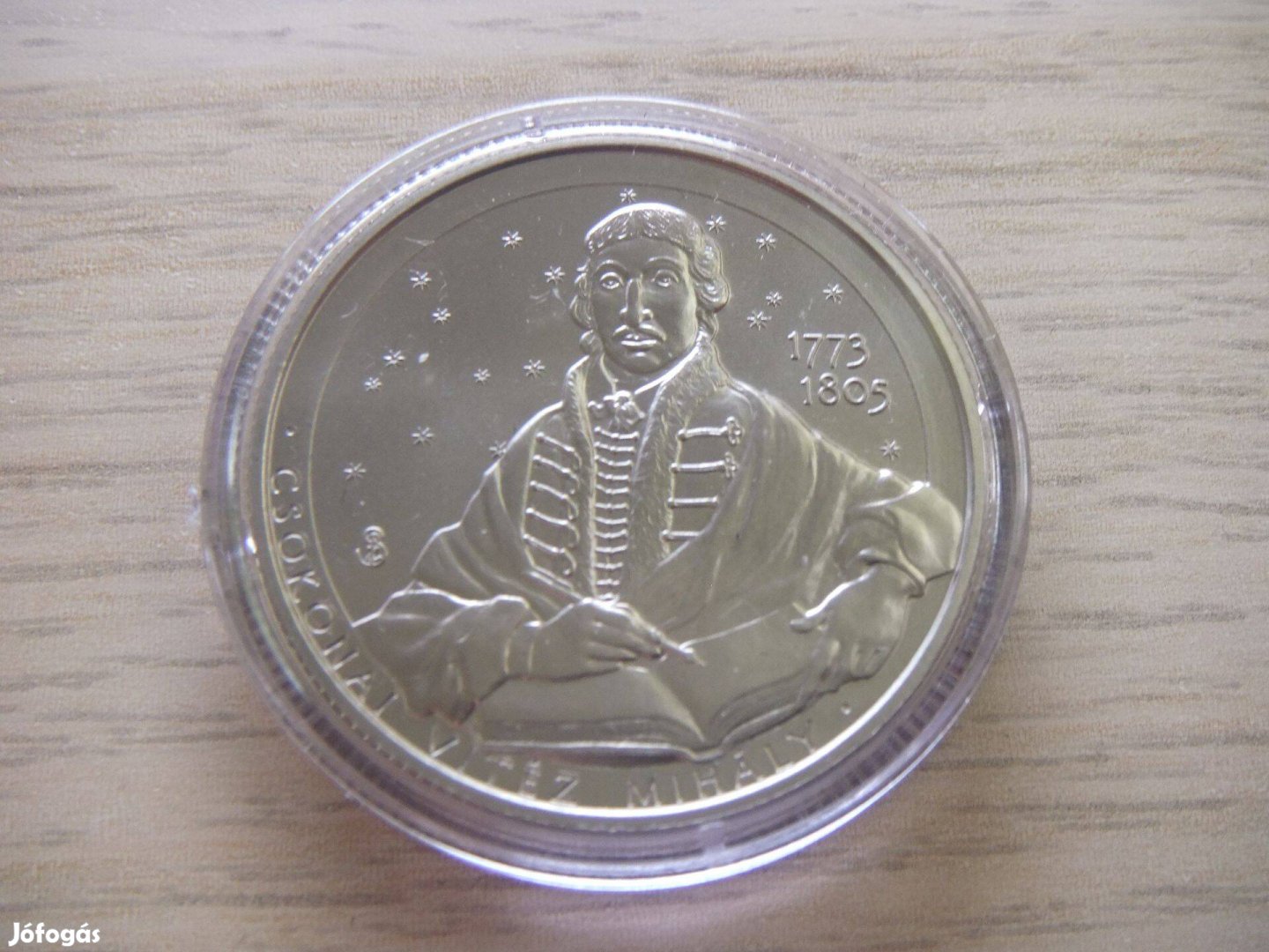 Csokonai Vitéz Mihály 2025 Emlékérem zárt kapszulában