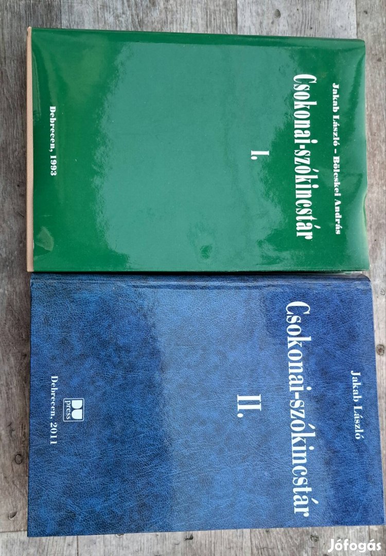 Csokonai szókincstár I. II. kötet egyben