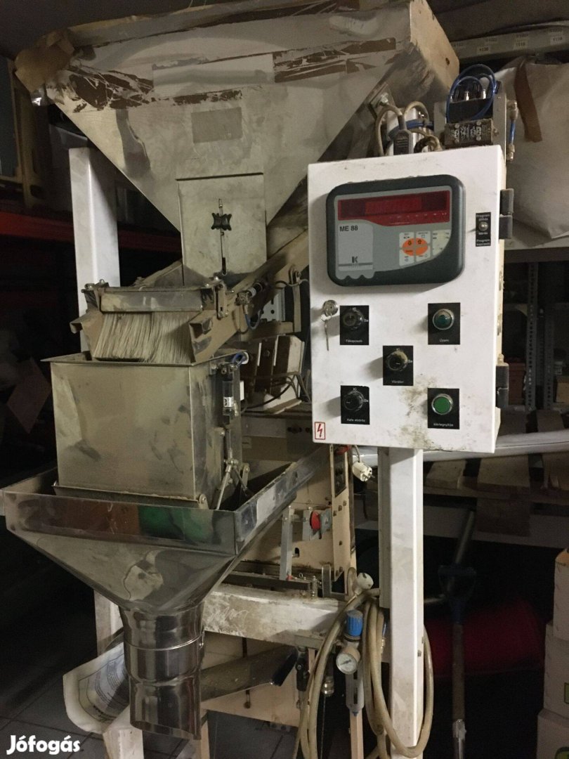 Csomagológép tömlőtasakos