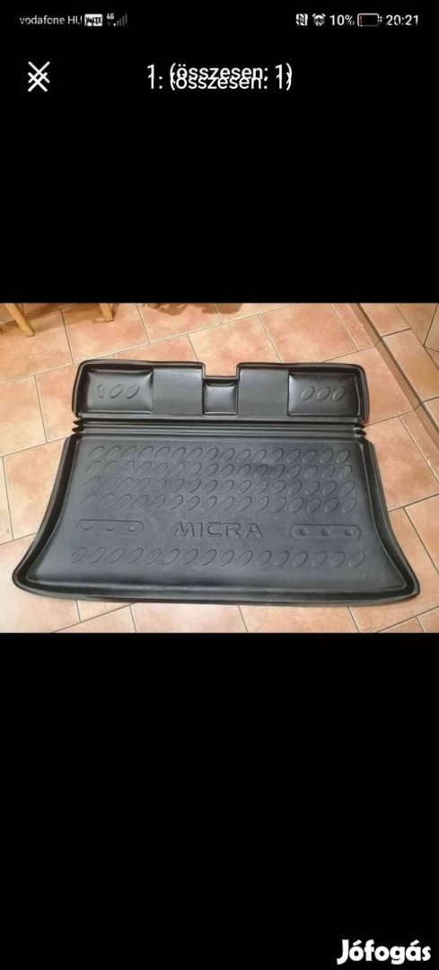 Csomagtér tálca gyári K12 micrához