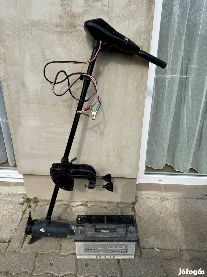 Csónakmotor 12V 66lbs akksival! Csónak motor