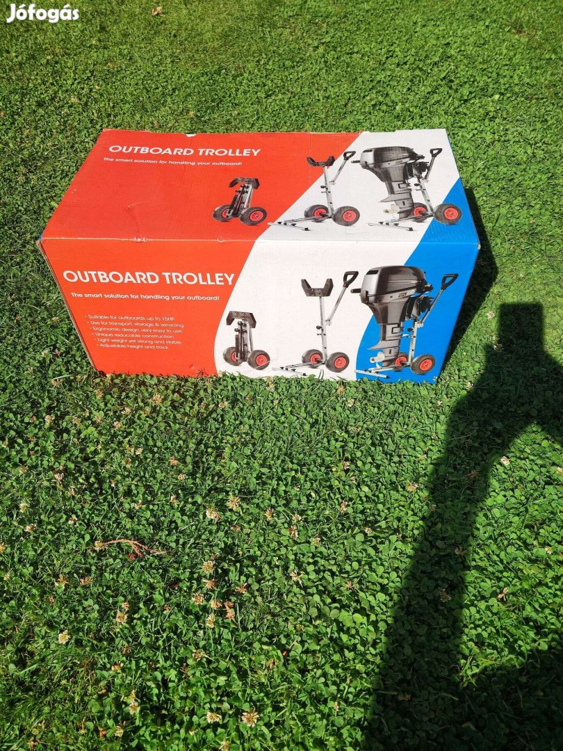 Csónakmotor tartó 15-20 LE-ig, összhajtható, gyári csomagolásban