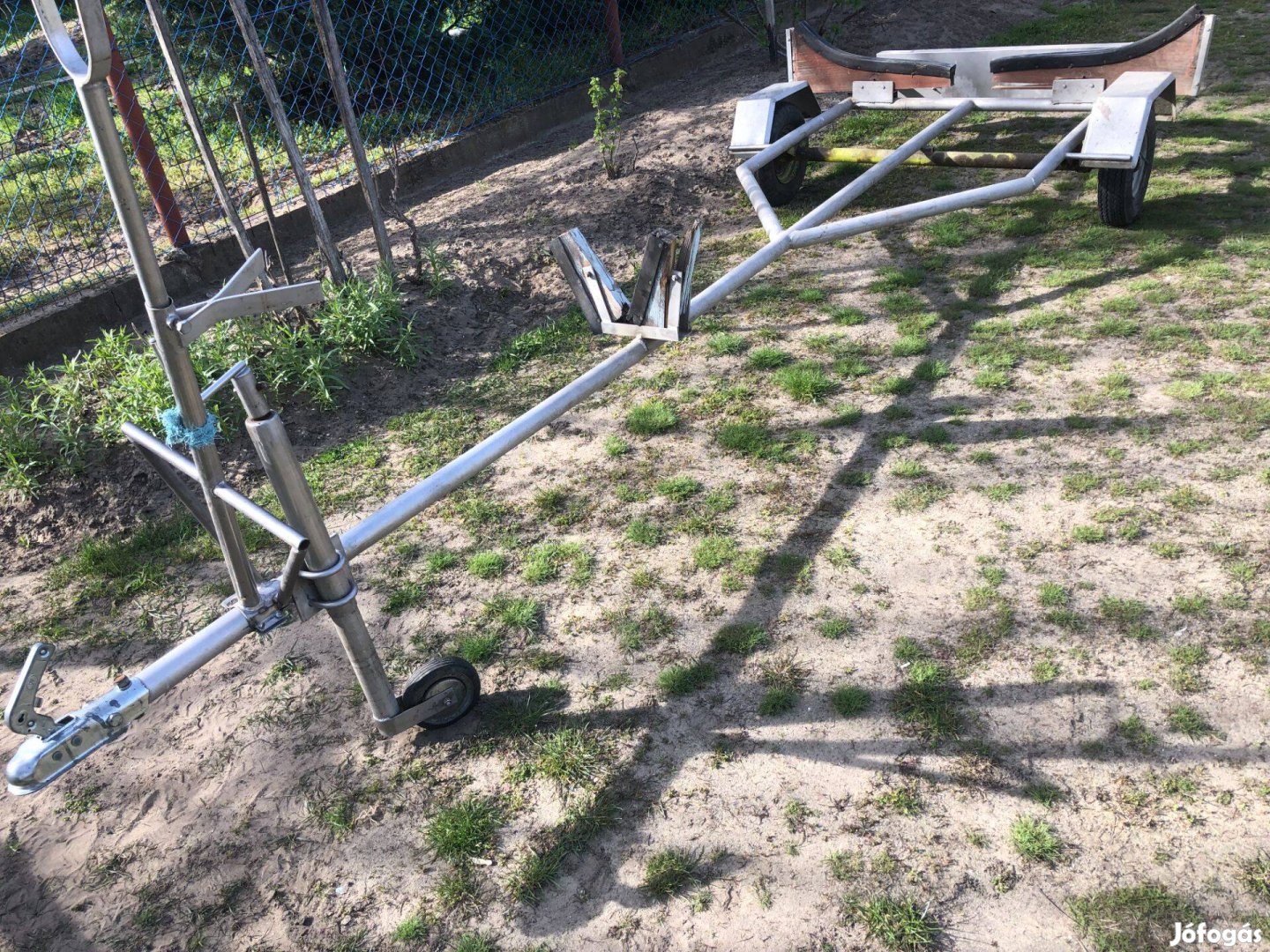 Csónakszállító Inox anyagból