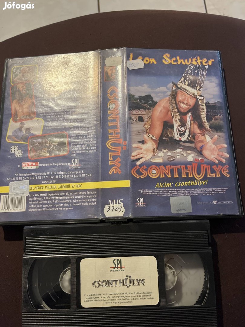 Csonthülye vigjáték vhs