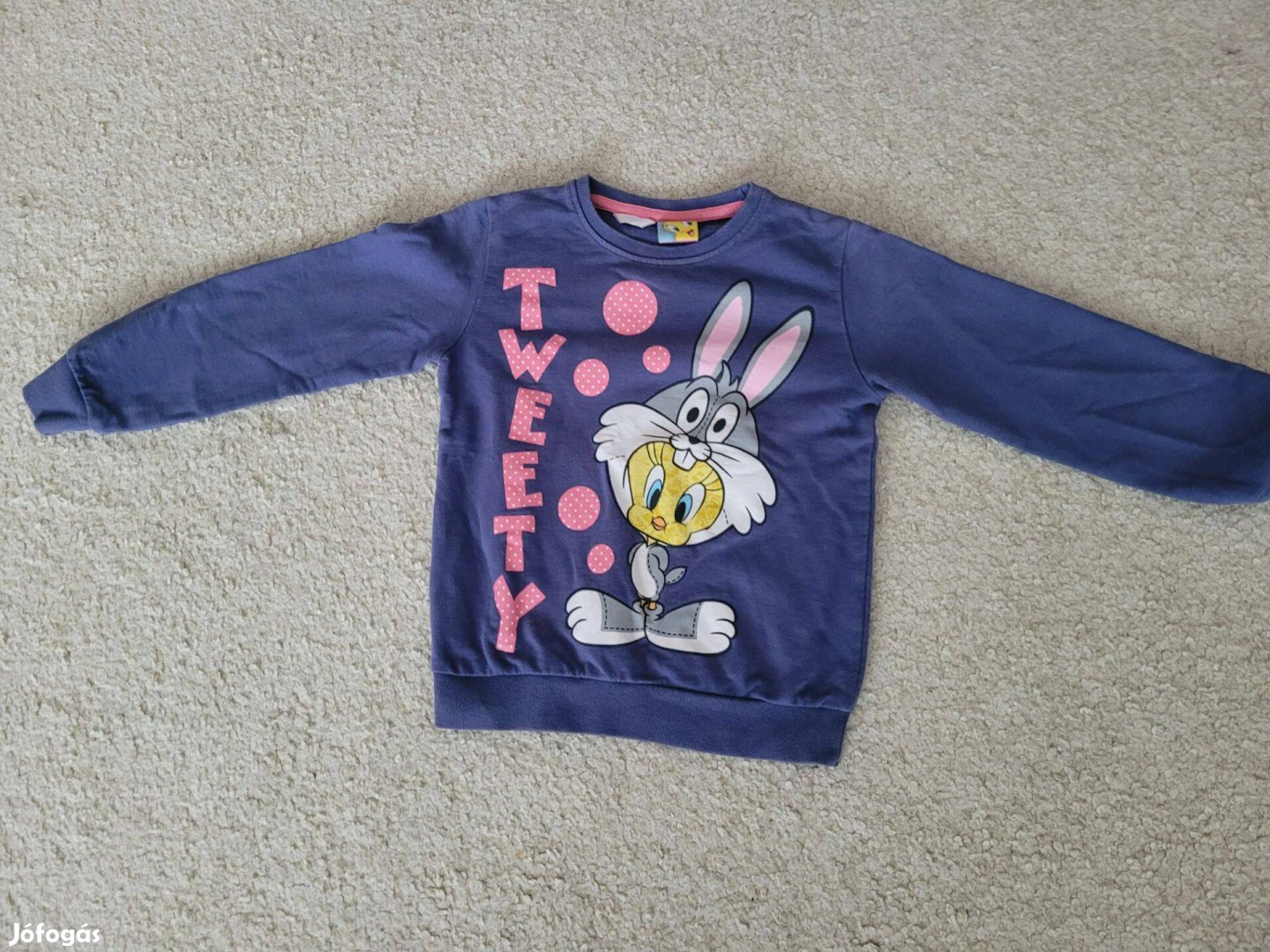 Csőrikés gyermek pulóver eladó 116-os méretben!