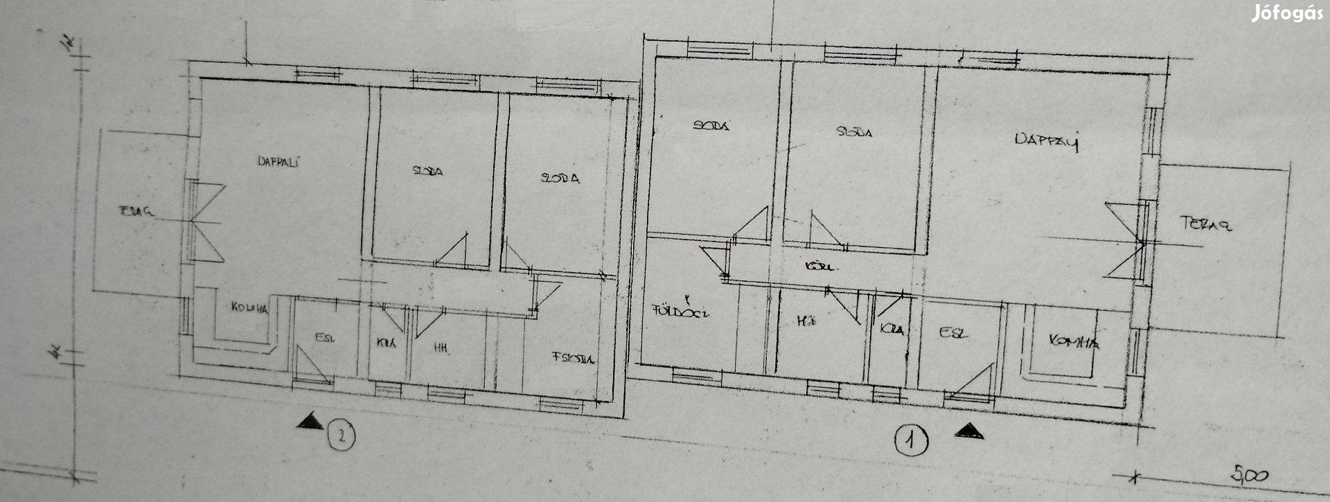 Csörögben Újépítésű, 3 szobás ikerházfél eladó!