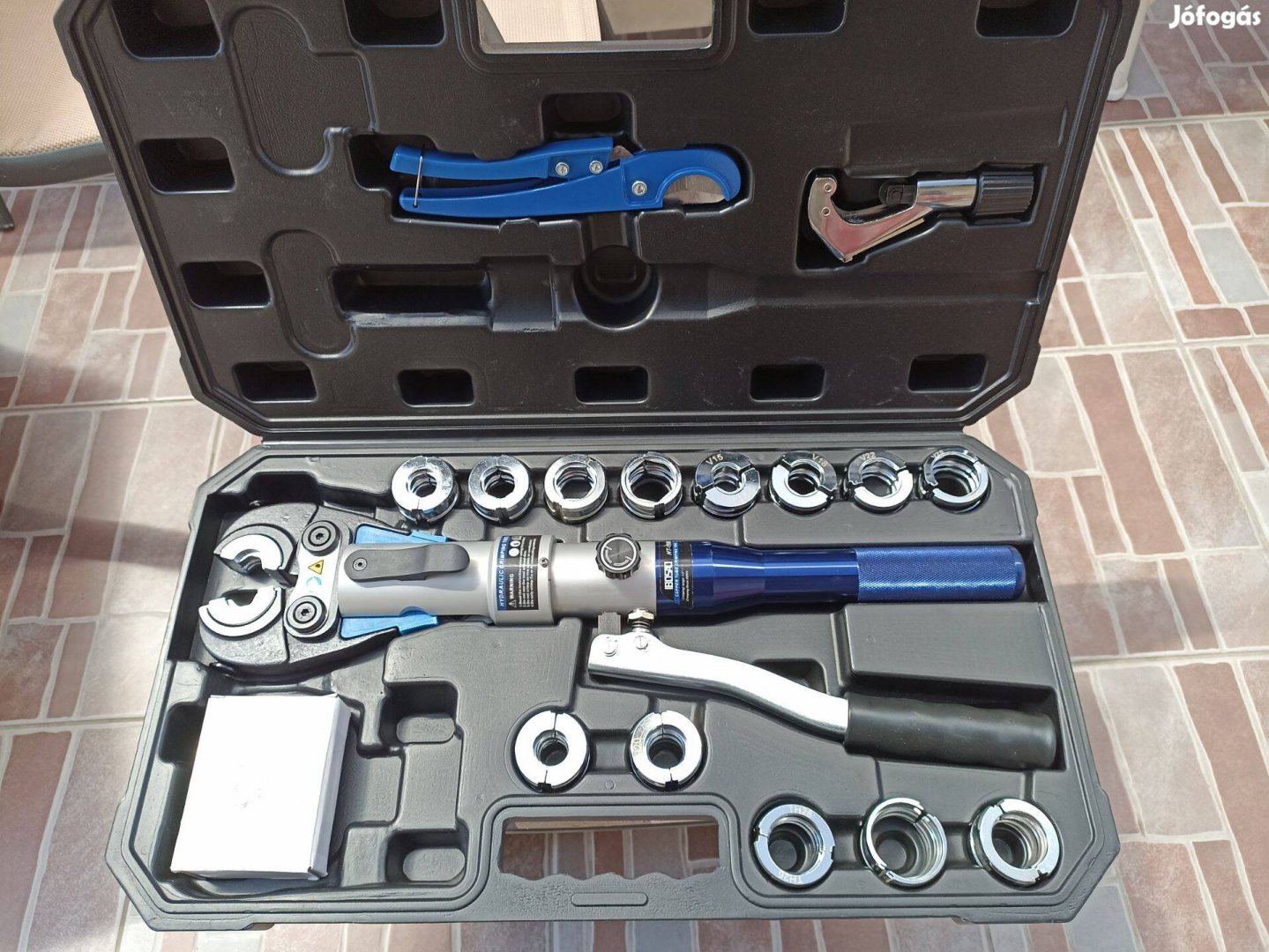 Csőroppantó,cső prés, fitting prés, press gép.TH,V,M,U