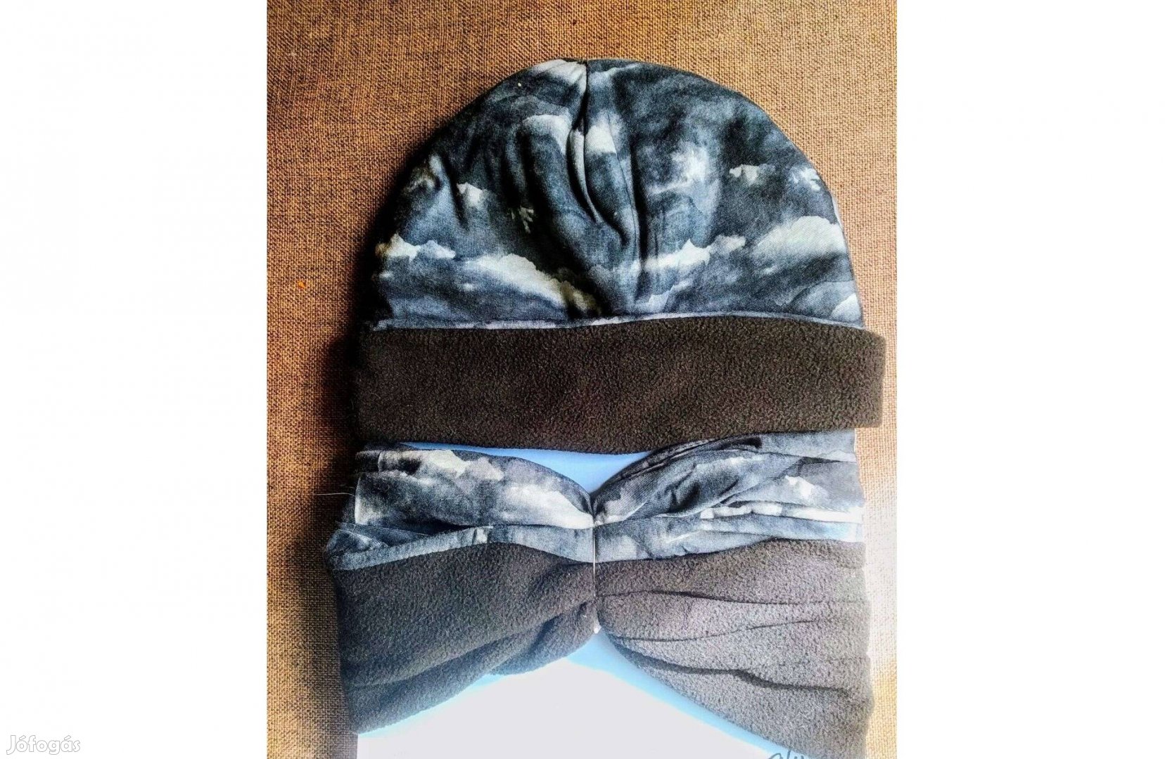 Csősál és sapka Szett Új uni iskolás méret meleg,pihe puha