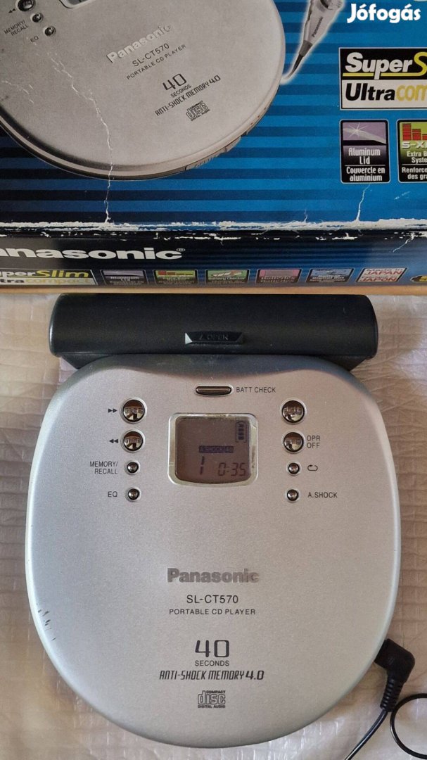 Csúcs Panasonic CD lejátszó (Discman) SL-CT570