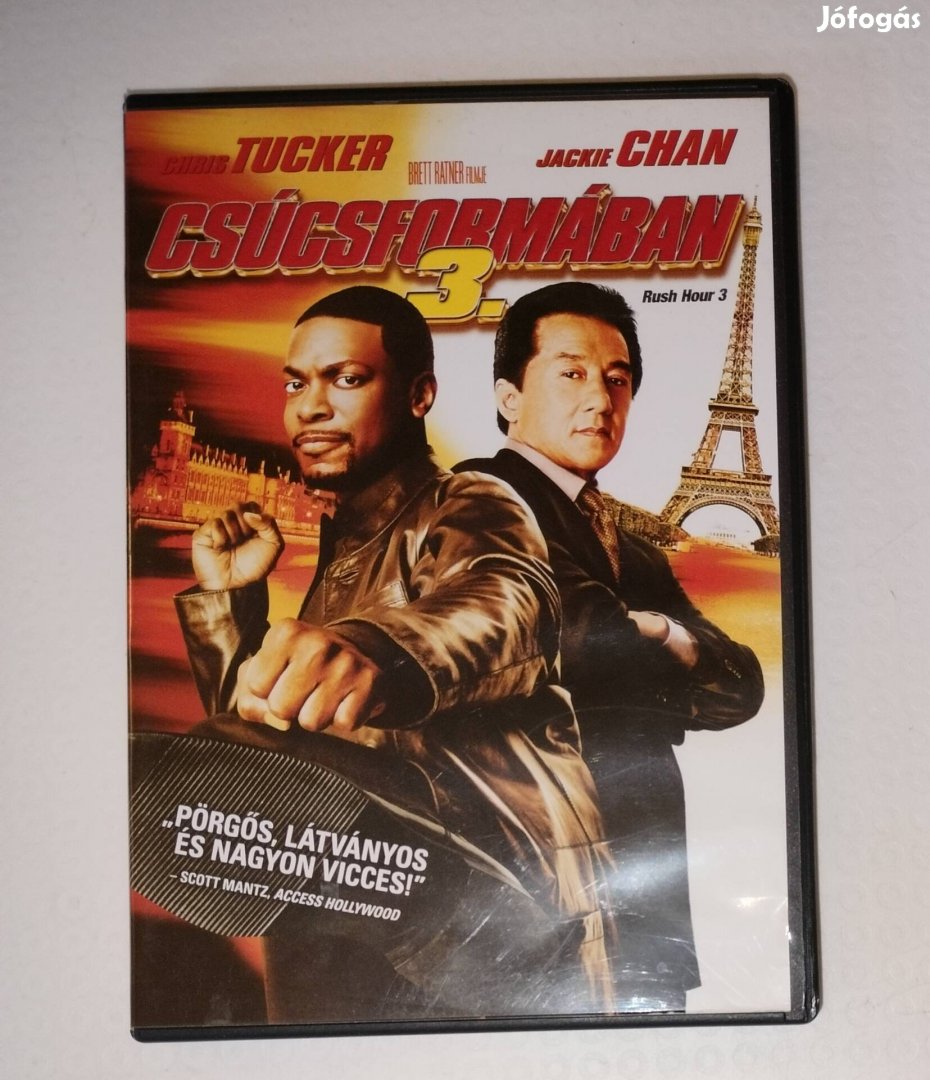 Csúcsformában 3 Dvd Jackie Chan