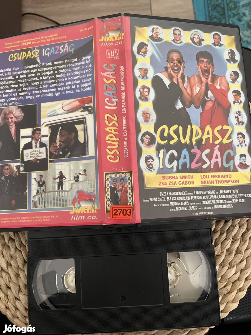 Csupasz igazság vhs