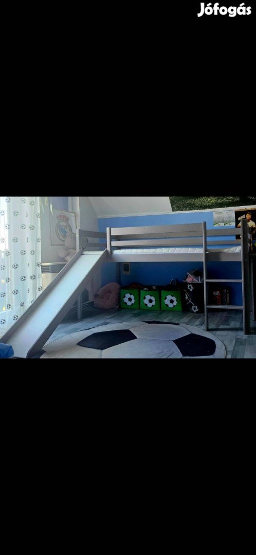 Csúszdás gyerekágy
