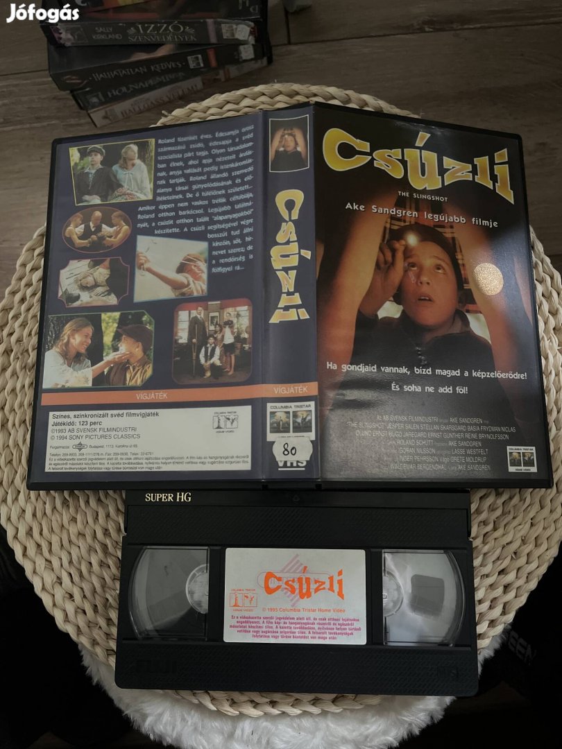 Csúzli vhs film