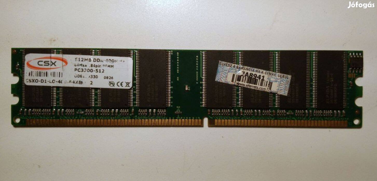 Csx DDR1 400MHz 512MB RAM (Ver.1) teszteletlen