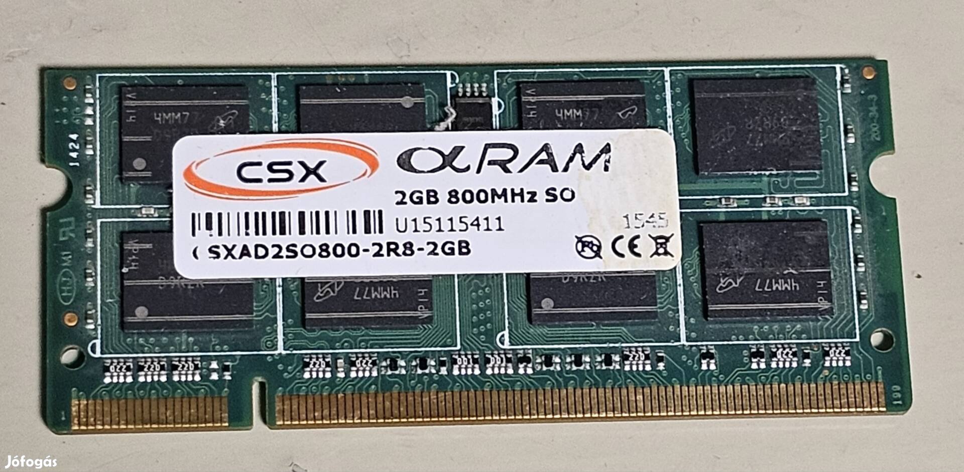 Csx laptop ram  2GB/800MHZ