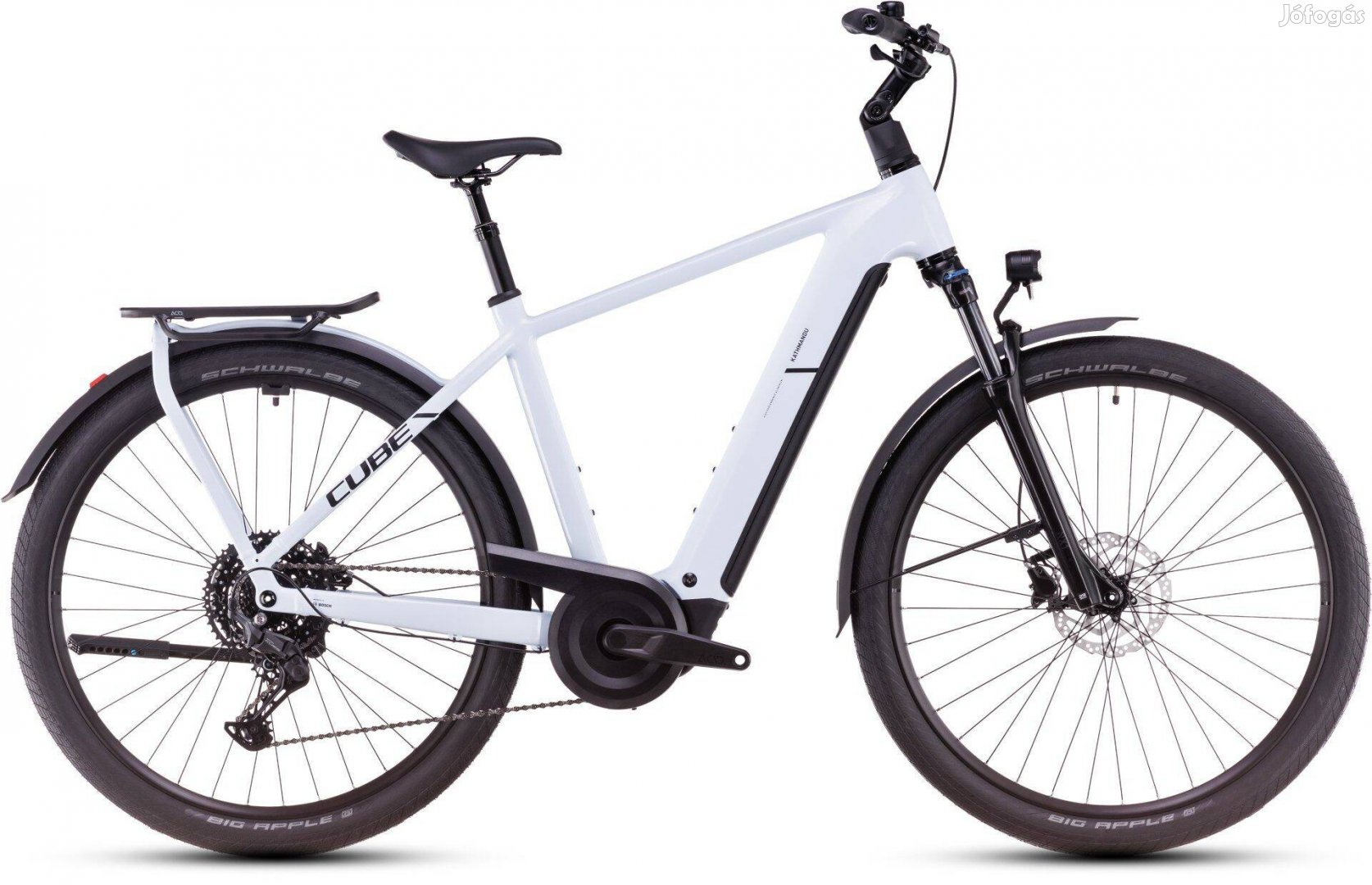 Cube Kathmandu Hybrid ONE 800 Polarwhite'n'Black 2025 Trekking ebike M