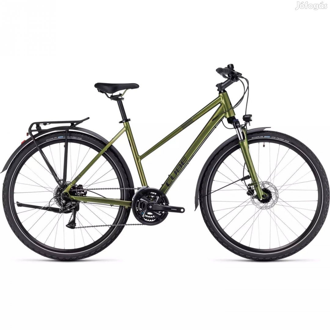 Cube Nature Allroad Shinymoss'n'Black 28" Trekking kerékpár XS