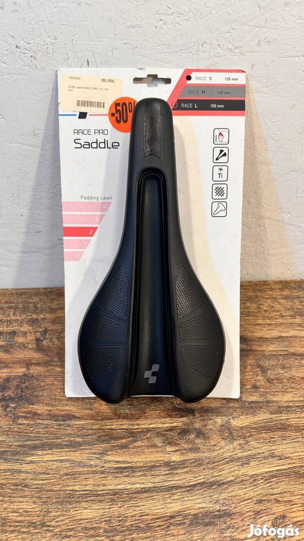 Cube Race Pro S titanium pálcás új nyereg