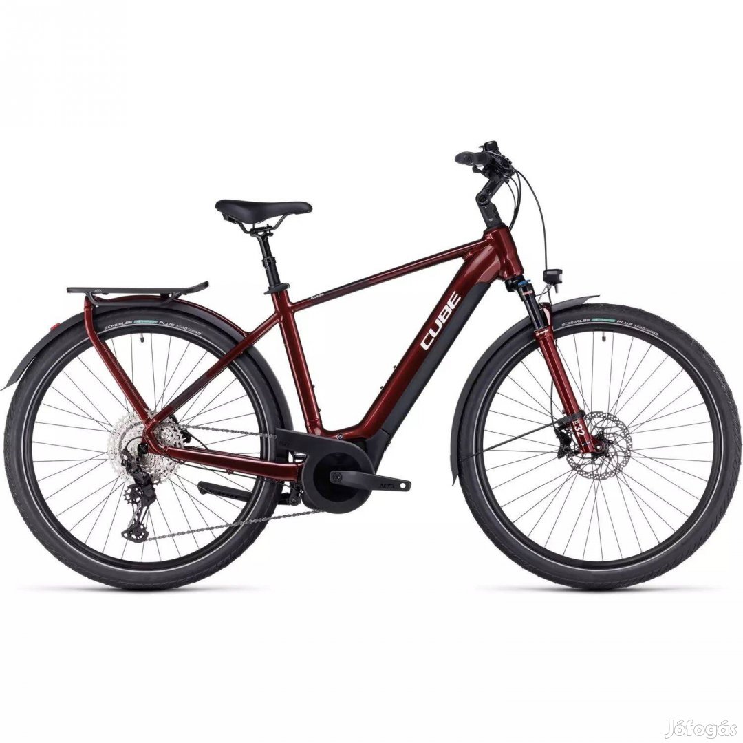 Cube Touring Hybrid EXC 625 Red'n'White Trekking ebike S