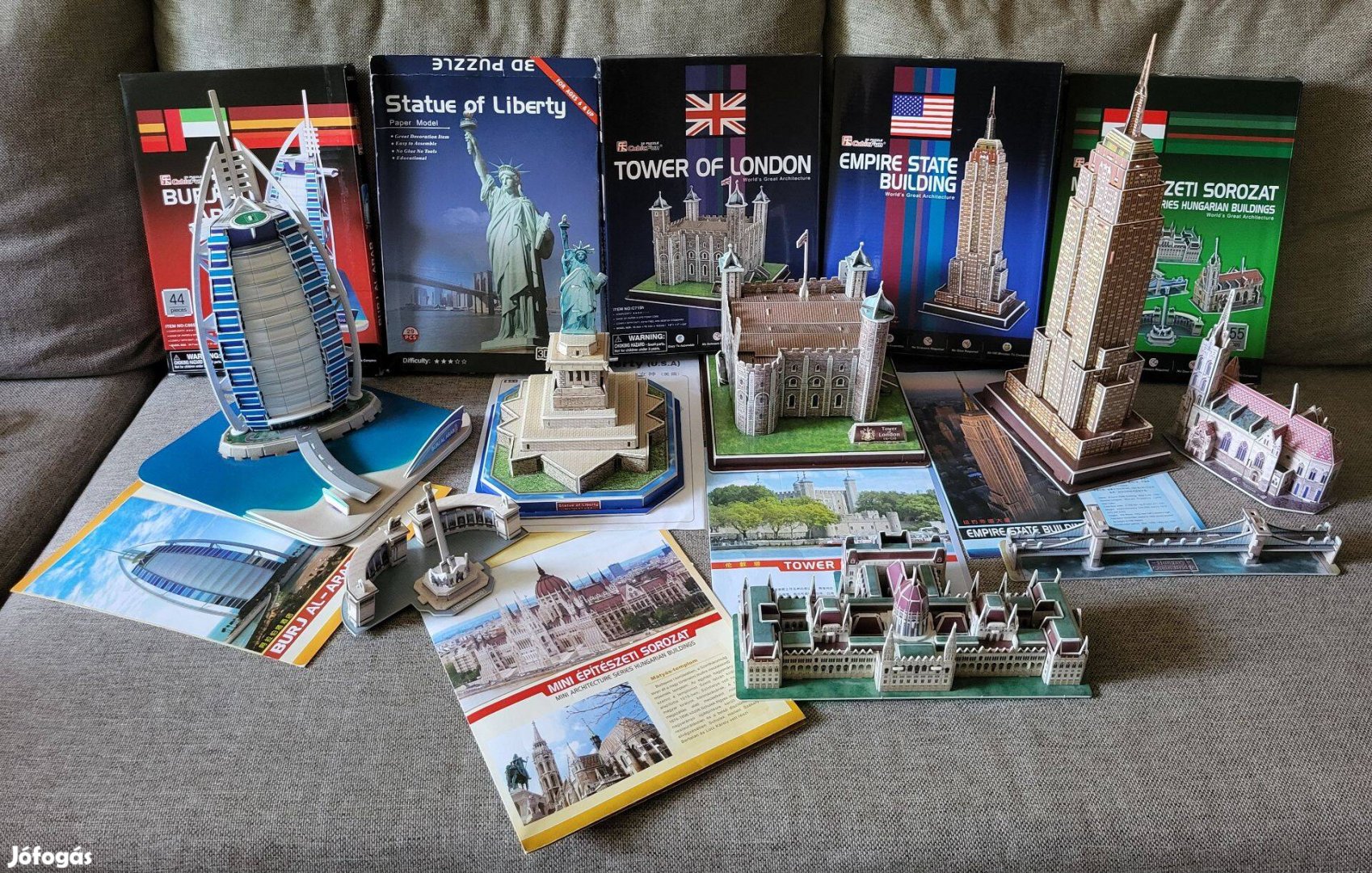 Cubicfan 3D puzzle kirakó London USA Dubaj Magyarország