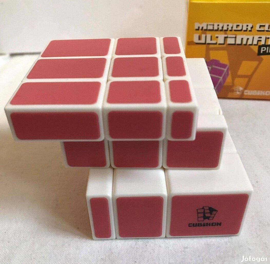 Cubikon Mirror Cube Ultimate rubik logikai játék, kocka, rózsaszín, új