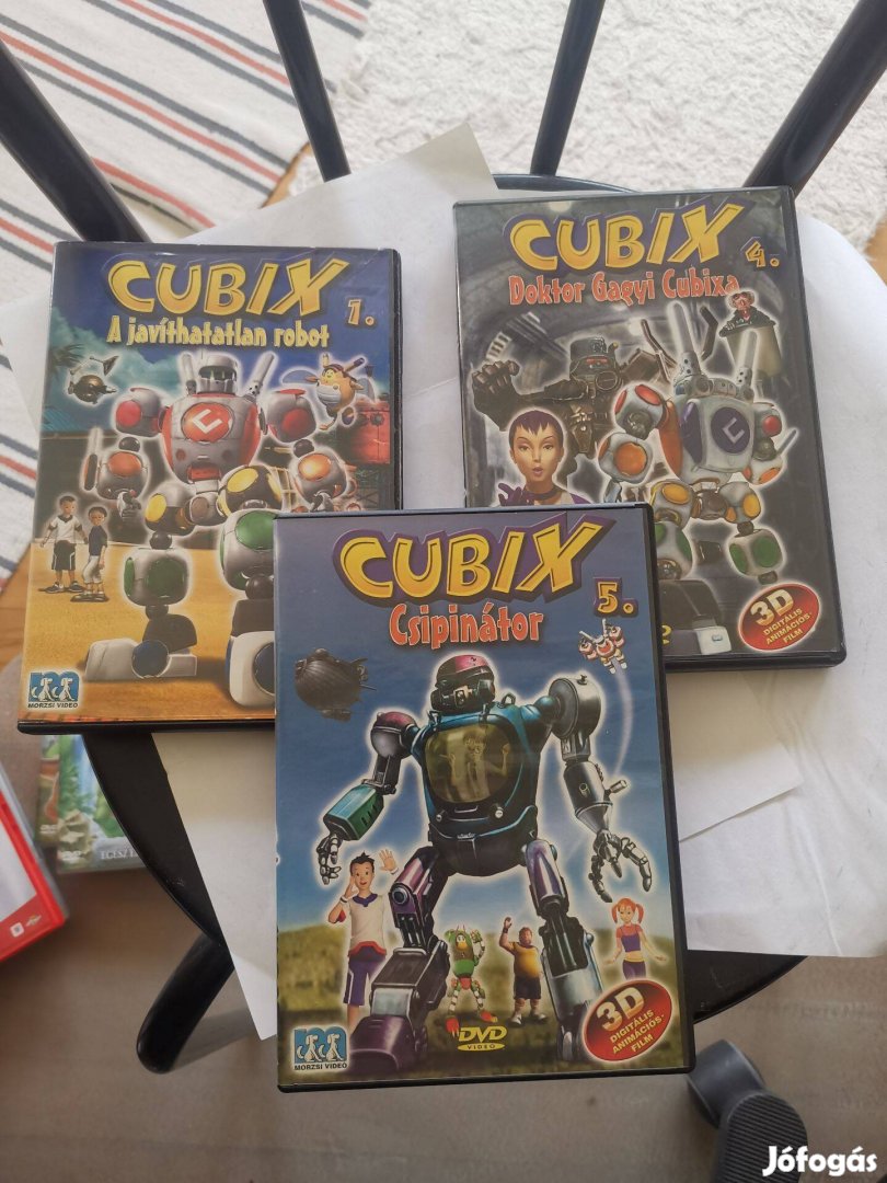 Cubix sorozat 1., 4., 5.- DVD mesefilm - A javíthatatlan robot stb