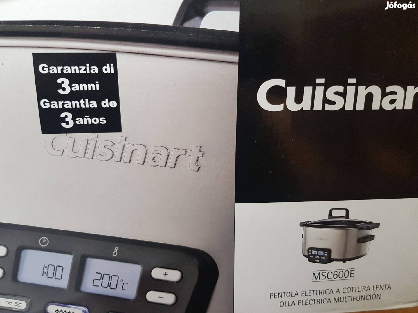 Cuisinart MSC600E elektromos multifunkcionális lassúfőző, 1240W, 5,7 l