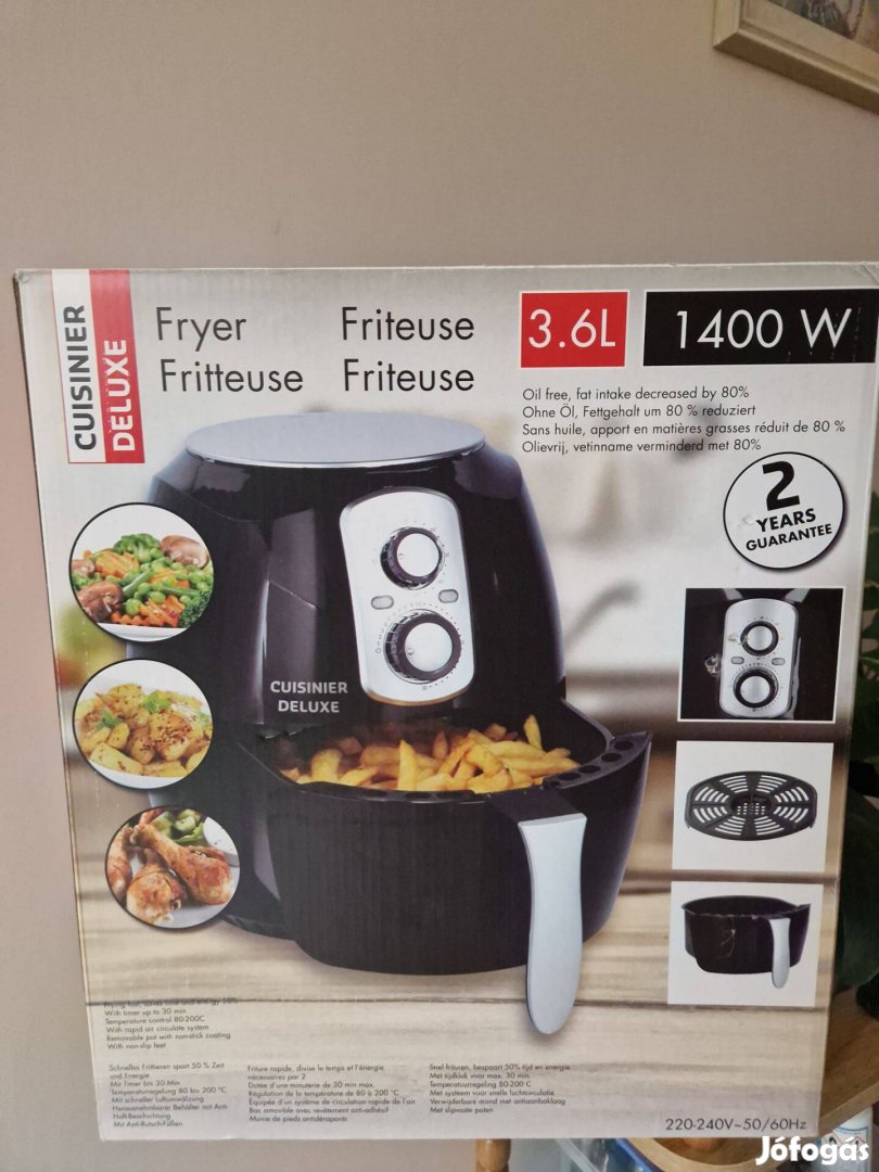 Cuisinier Deluxe Air Fryer 3.6L 1400W