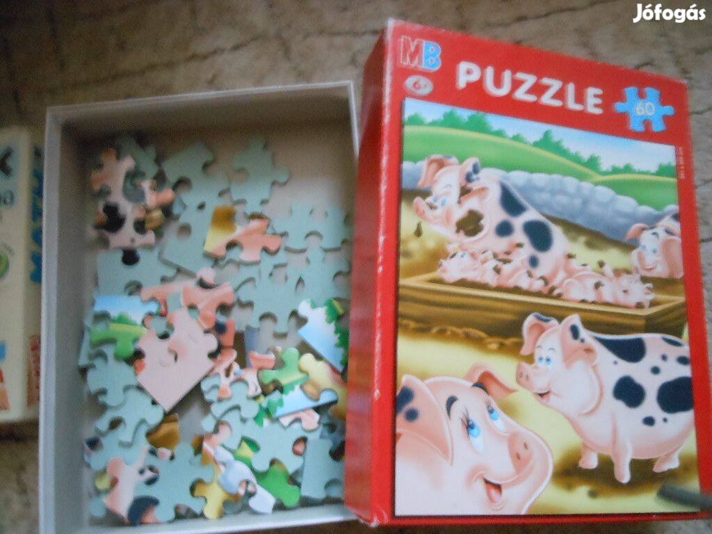 Cuki malackás 60dbos puzzle6+kortól sokféle más is van