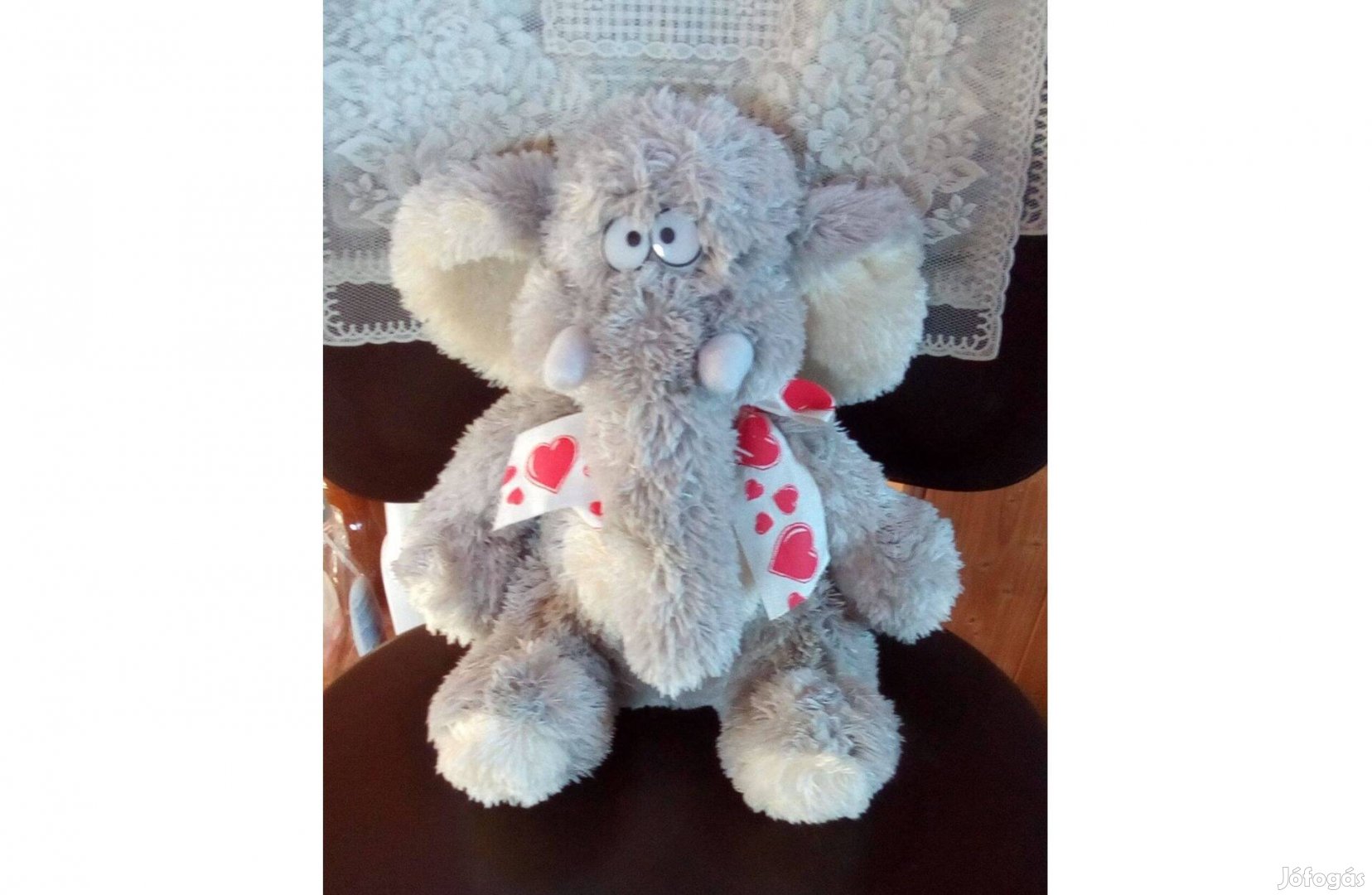 Cuki plüss elefánt 30 cm - Új