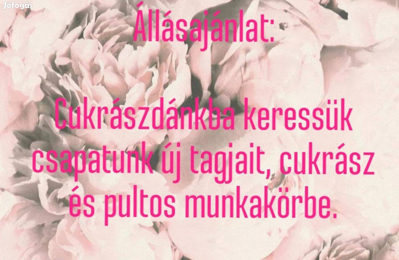 Cukrászdába keressük új kollégáinkat