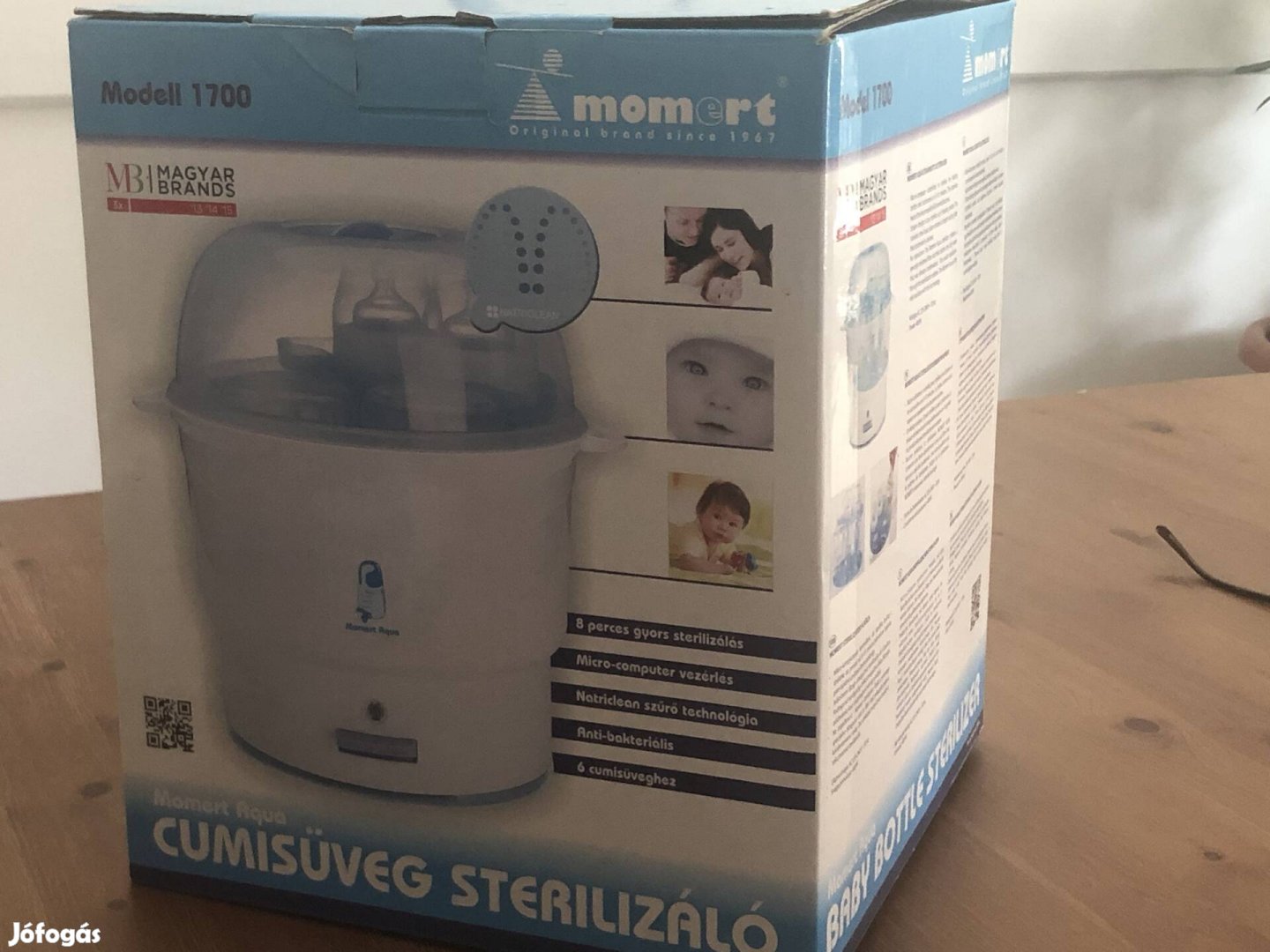 Cumisüveg fertőtlenítő MOM 1700 szuper állapotban