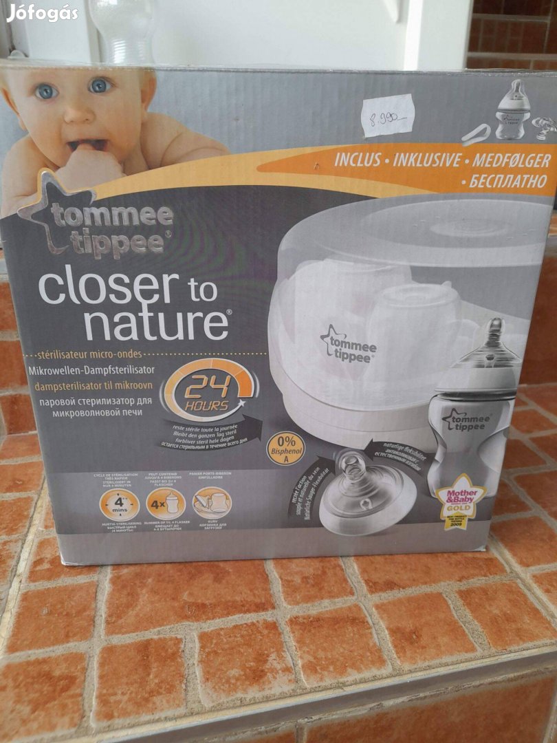 Cumisüveg sterilizáló tommee tippee típusú eladó